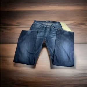 7 For All Mankind Indigo Boot Cut Jeans